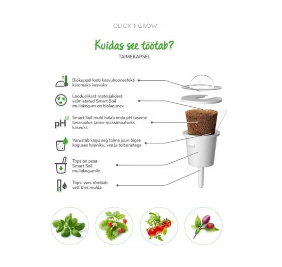Click & Grow Smart Refill White Snapdragon 3 stk