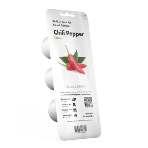 Click and Grow Smart Garden Refill 3-pakke - Chilipeber