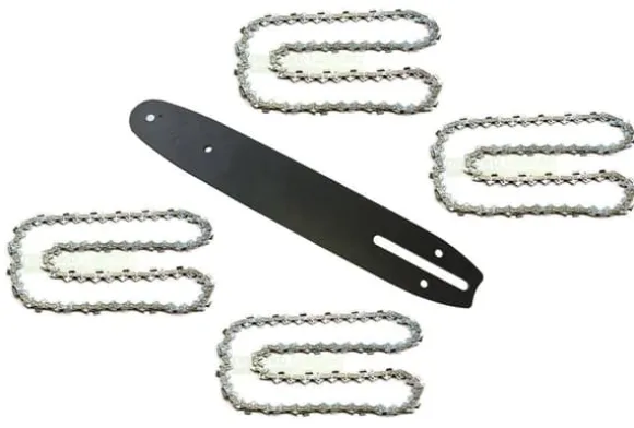 25cm / 1,3mm / 3/8 / 40 TG Sværd +4X kæde for Makita DUC252Z / MTD GCS 25/30T