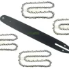 40cm 1,3 mm 3/8" 56 TG Sværd +4X kæde for ALKO KE40/16 BKS40/40 KB4000 KB4500
