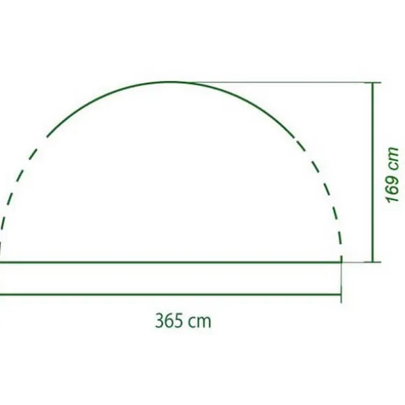 Coleman Door Event Shelter Grå 365 x 365 cm