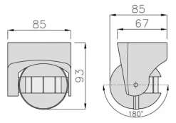 CR-1 bevægelsessensor hvid