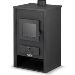 CV Brændeovn - stål - fritstående - 15kw
