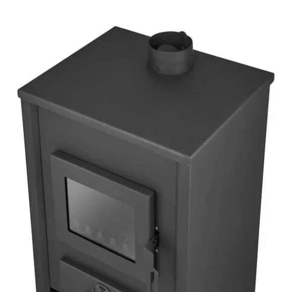 CV Brændeovn - stål - fritstående - 15kw