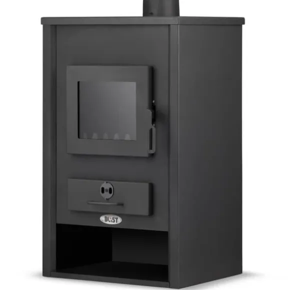 CV Brændeovn - stål - fritstående - 15kw