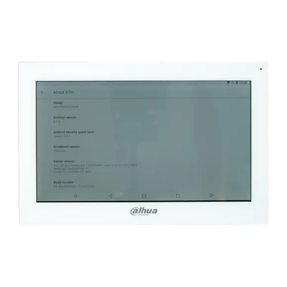 Dahua VTH5341GW-W Digital Indendørs Monitor, 10-Tommer Skærm, To-Vejs Taleopkald, Elevator Kontrol