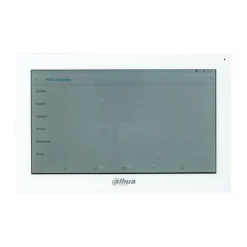 Dahua VTH5341GW-W Digital Indendørs Monitor, 10-Tommer Skærm, To-Vejs Taleopkald, Elevator Kontrol