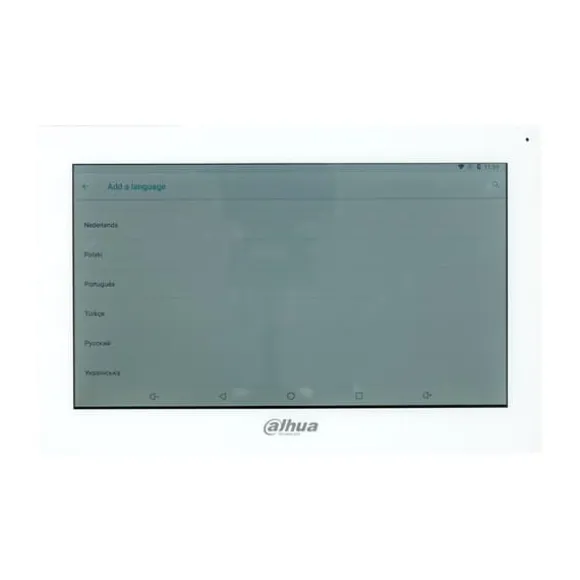 Dahua VTH5341GW-W Digital Indendørs Monitor, 10-Tommer Skærm, To-Vejs Taleopkald, Elevator Kontrol