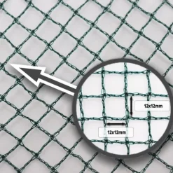 Damnet 11 m x 10 m Bladnet Dæknet Silonet robust