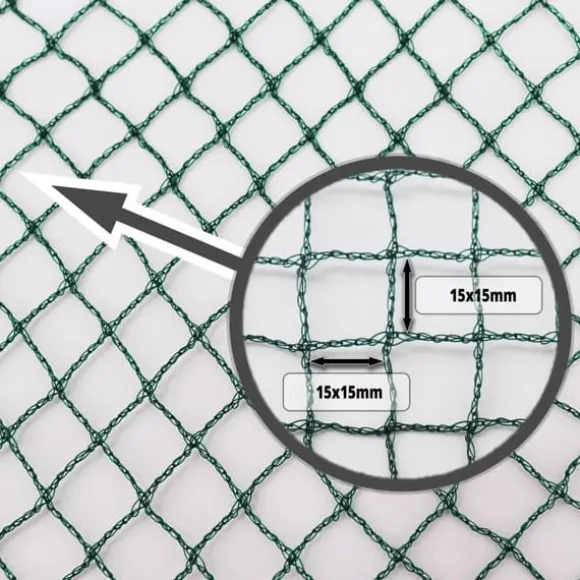 Damnet 19 m x 8 m Bladnet Net Fuglebeskyttelsesnet robust