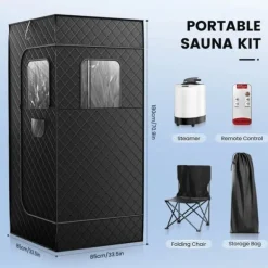 Damp Sauna, Helkrops Telt, 360° Immersion,220V EU stik
