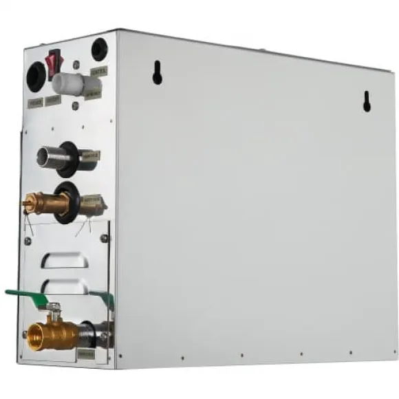 Dampgenerator, 6kW sauna damper med LED digitalt display, 39,5x15,3x31,3 cm, rustfrit stål