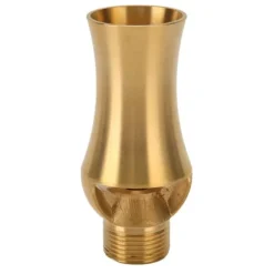 Damsprinkler Vandfontænedyse Kobber Istårn Cascade Cedersprøjtehoved til Havedam G1/2 G3/4 Universal 9,5 cm