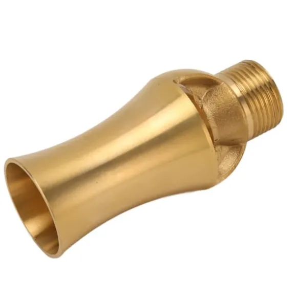 Damsprinkler Vandfontænedyse Kobber Istårn Cascade Cedersprøjtehoved til Havedam G1/2 G3/4 Universal 9,5 cm