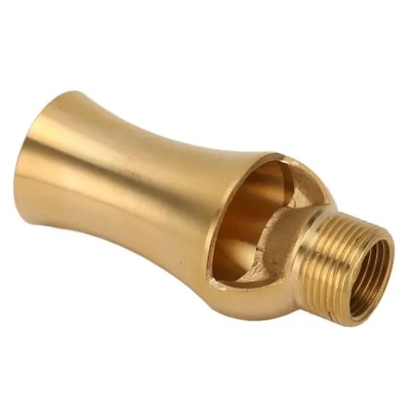 Damsprinkler Vandfontænedyse Kobber Istårn Cascade Cedersprøjtehoved til Havedam G1/2 G3/4 Universal 9,5 cm