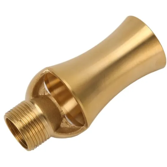 Damsprinkler Vandfontænedyse Kobber Istårn Cascade Cedersprøjtehoved til Havedam G1/2 G3/4 Universal 9,5 cm