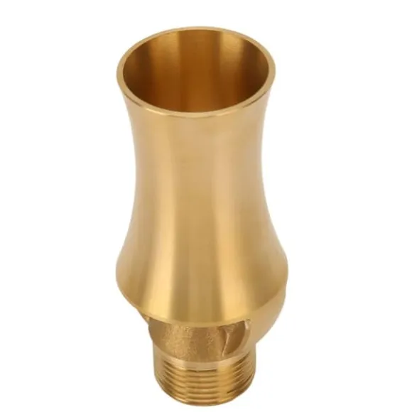 Damsprinkler Vandfontænedyse Kobber Istårn Cascade Cedersprøjtehoved til Havedam G1/2 G3/4 Universal 9,5 cm
