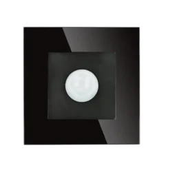 DC SMART HOME bevægelsessensor sort med glasramme__