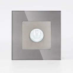 DC SMART HOME grå bevægelsessensor med glasramme__