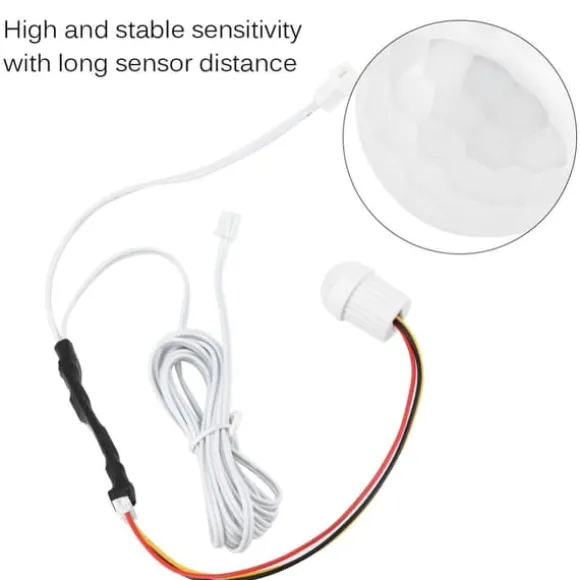 DC5-24V 1.5A Mini justerbar infrarød sensor menneskekrops induktionsafbryder til lys