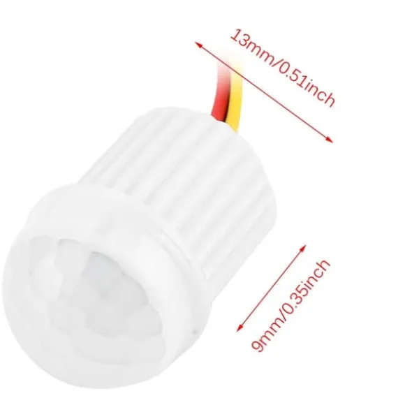 DC5-24V 1.5A Mini justerbar infrarød sensor menneskekrops induktionsafbryder til lys