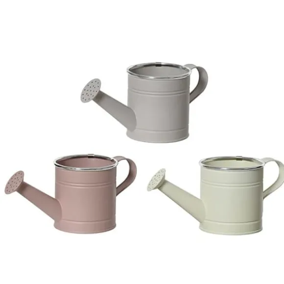Decorative watering can Decoris Assorted colours Zinc