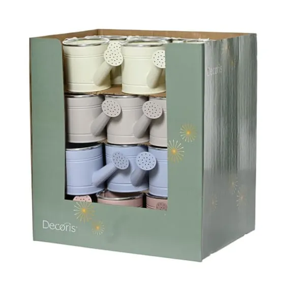 Decorative watering can Decoris Assorted colours Zinc