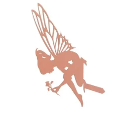 Dekorativa trädgårdsstakar Fairy Silhouette Metal Yard Stakes Arts Utomhus Trädgårdsdekor Vårdekor