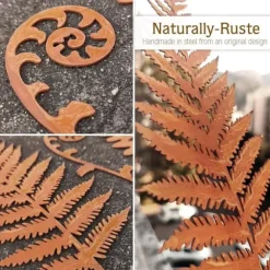 5-delt metalblomster havepinde – udendørs dekorative plantepinde, metalkunst til gård, græsplæne og blomsterbed