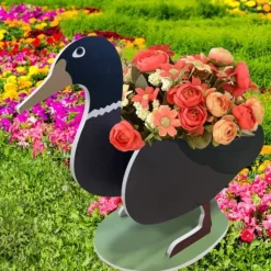 DIY Dyr Blomsterpotte Tegnefilm Desktop Sukkulent Plantemaskine Have Ornament Håndværk