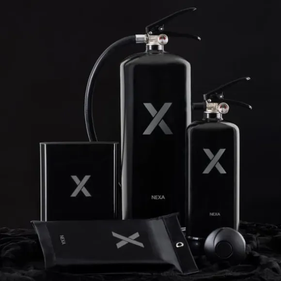 DLSA-866/LL Optisk brandalarm med indbygget batteri 10 år Sort