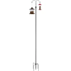 Dobbelt Hyrdekrog 8-pak, 2345 mm Kraftig Fuglefoderstang, Robust og Nem at Installere
