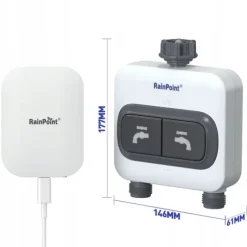 DOBBELT SÆT HAVEVANDINGSSYSTEM KONTROL KONTROL REGNSENSOR