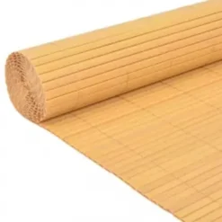 Dobbeltsidet havehegn 90x400 cm - Slidstærkt PVC | Farve: Gul | Størrelse: 90x400 cm