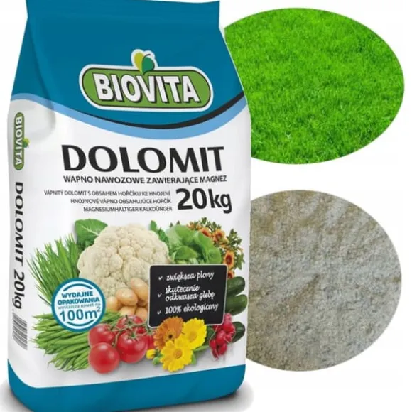DOLOMIT Calcium-Magnesium Gødningspulver 20 kg BIOVITA