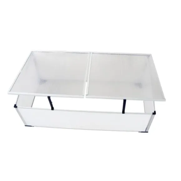 Drivbænk 2 låg - Minidrivhus til forkultivering | Størrelse: 110x55x41 cm