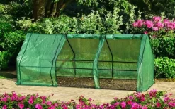 DRIVHUS 240*90*90 CM, PE-FOLIE 135G, METALKONSTRUKTION - T N15-912
