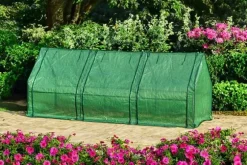 DRIVHUS 240*90*90 CM, PE-FOLIE 135G, METALKONSTRUKTION - T N15-912