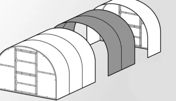 Drivhus Baumera BALTIC 3x10m med 6 mm polycarbonatbelægning