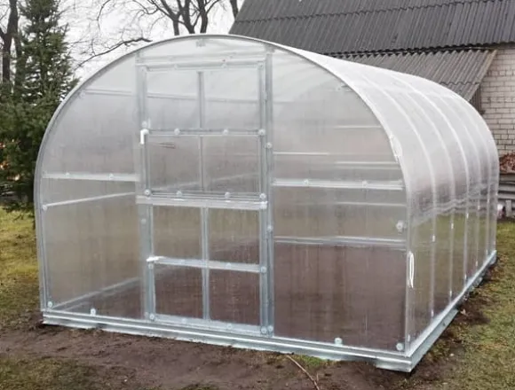 Drivhus Baumera Klasika 3x6m med 6 mm polycarbonat belægning