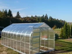 Drivhus Baumera STANDARD 15 - 2,5x6m med 4 mm polycarbonatbelægning