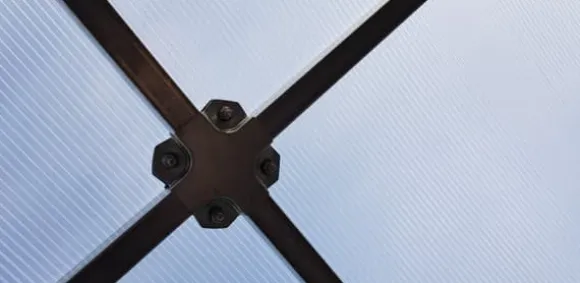 Drivhus KLASIKA RØR 3x12m (36m2) med fundamenter og 6mm polycarbonatbelægning