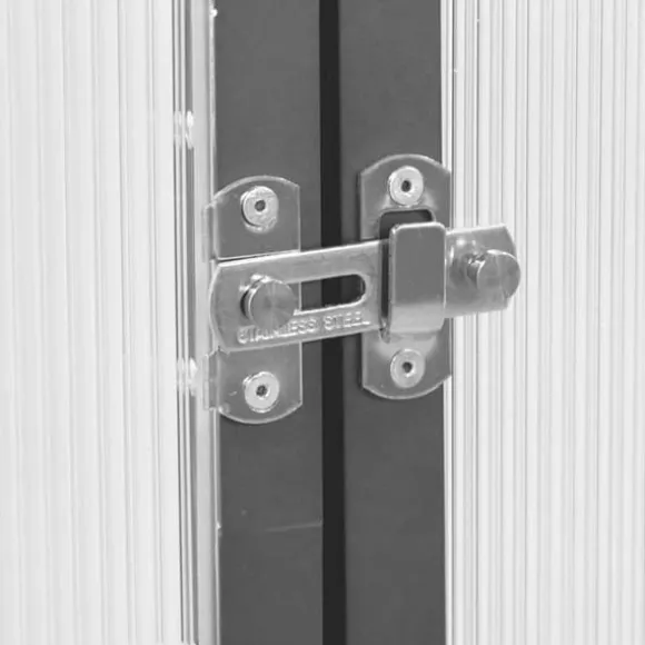 Drivhus med fundamentramme - Vejrbestandigt aluminium | Størrelse: 334x169x195 cm | Farve: Antracitgrå