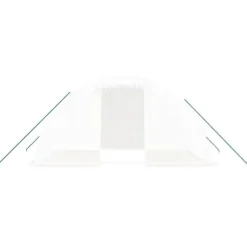Drivhus med stålstel 8 m² 4x2x2 m hvid - Drivhus - Drivhuse - Home & Living