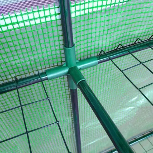 Drivhus, 200x100x215 cm, Grøn