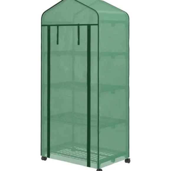 Drivhus, 69x50x165 cm, Grøn
