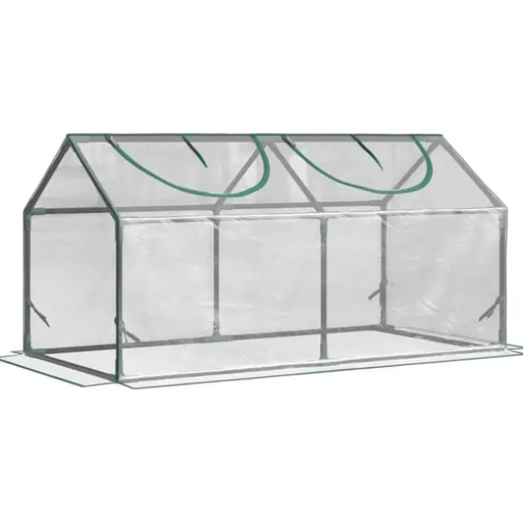 Drivhus, 120x60x60 cm, Transparent