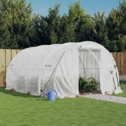 Drivhuse - Living drivhus med stålstel 12 m² 4x3x2 m hvid