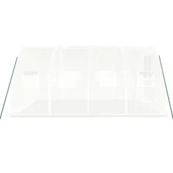 Drivhuse - Living drivhus med stålstel 12 m² 4x3x2 m hvid