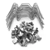 Drivhusklemmer i rustfrit stål 100-Piece